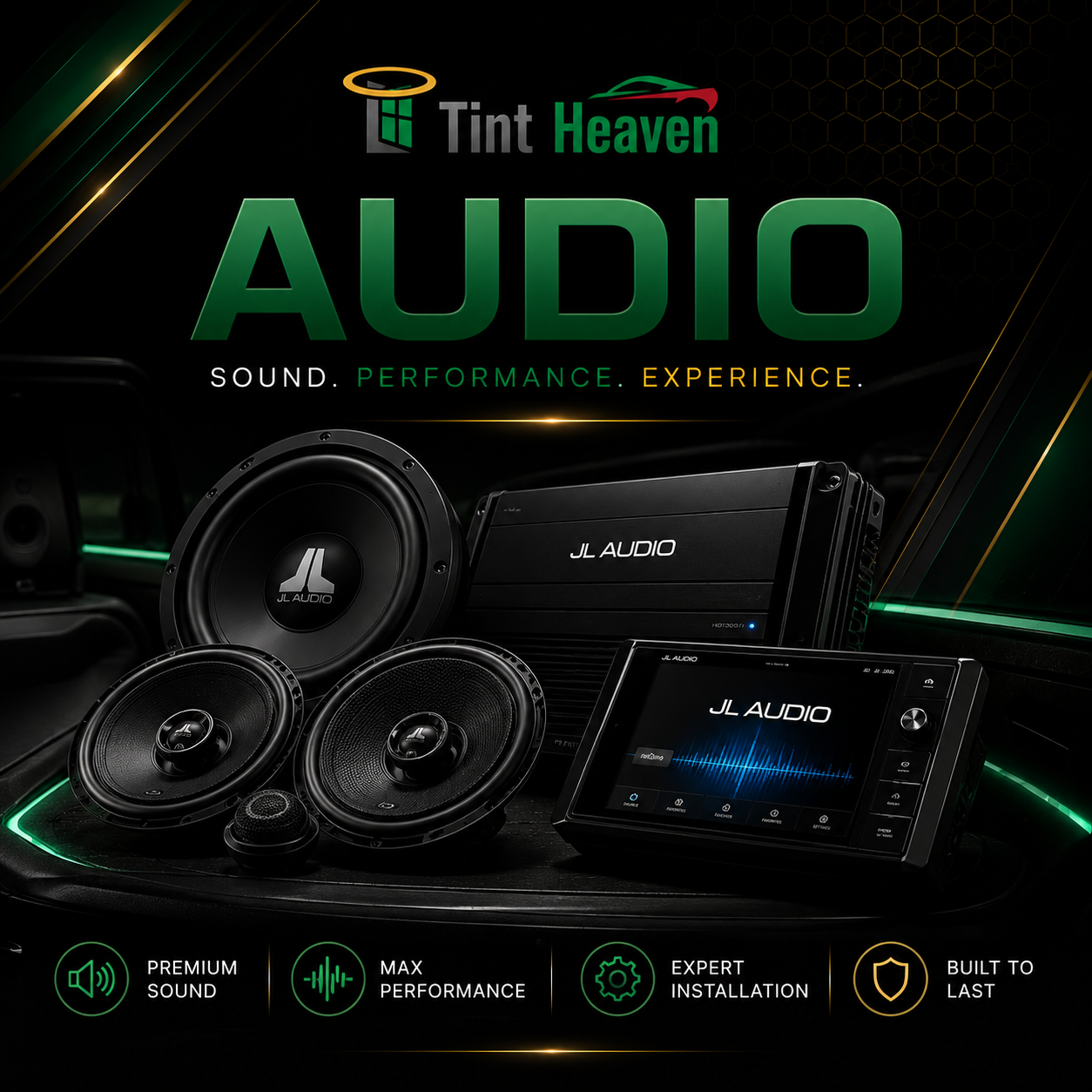 Tint Heaven custom automotive audio service benefits