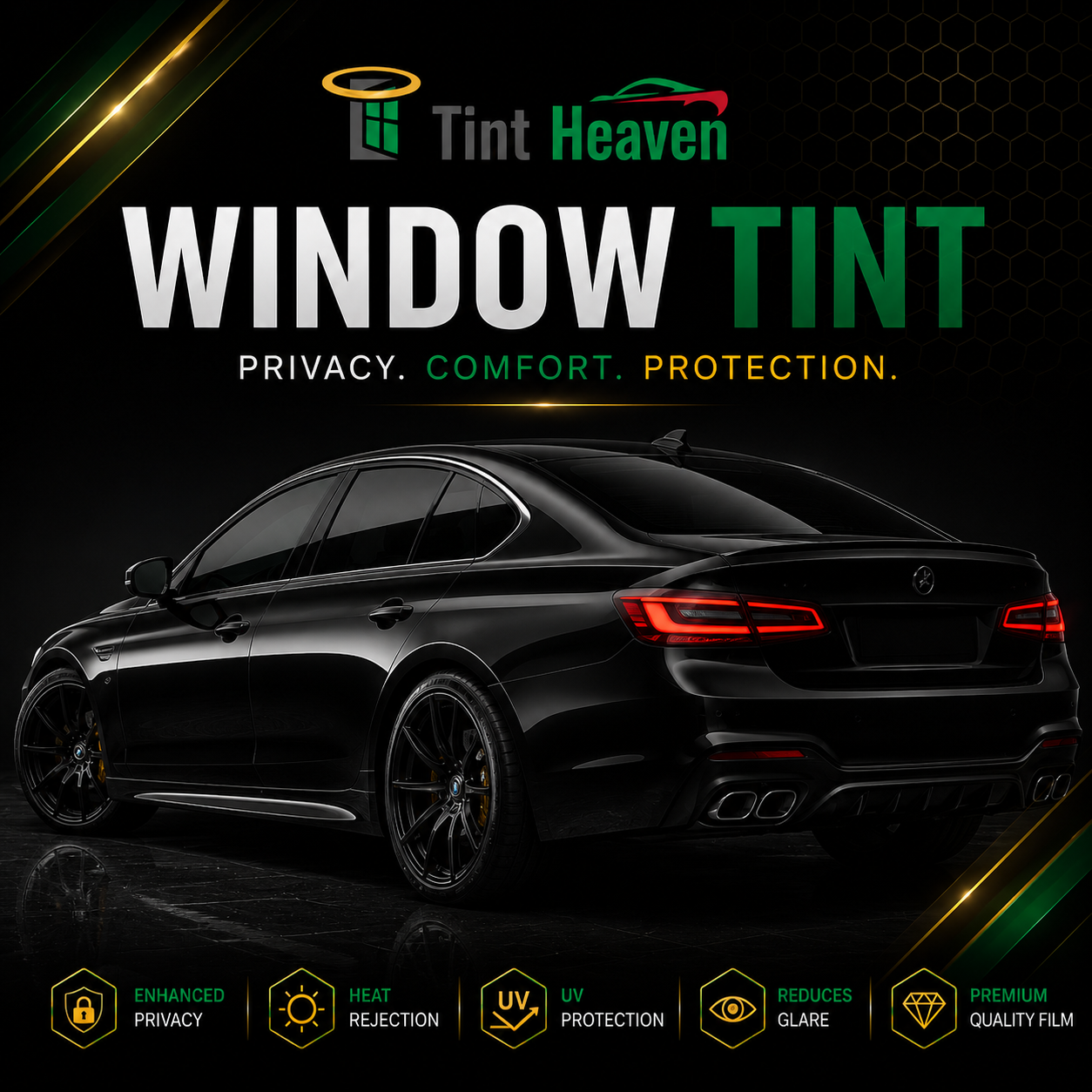 Tint Heaven window tint service benefits